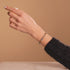 AAA-Calcit | 925er Sterlingsilber | Edelsteinarmband